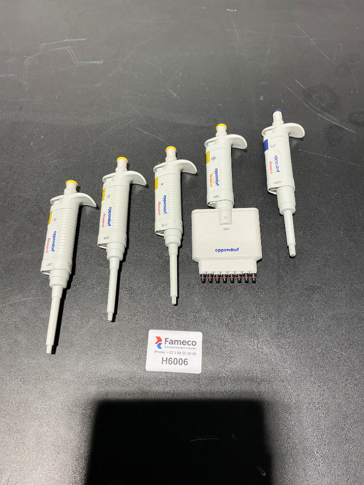 Image of Eppendorf Research Pipettes x5